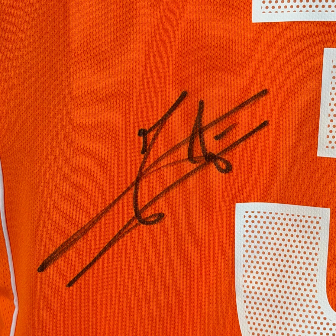 JaapStamSignedNetherlandsHomeShirt2004-signature | Iconic Shirts