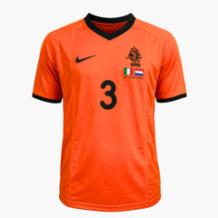 JaapStamSignedNetherlandsHomeShirtEURO2000-front | Iconic Shirts