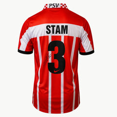 JaapStamSignedPSVFootballShirt-1995-96Home-back | Iconic Shirts