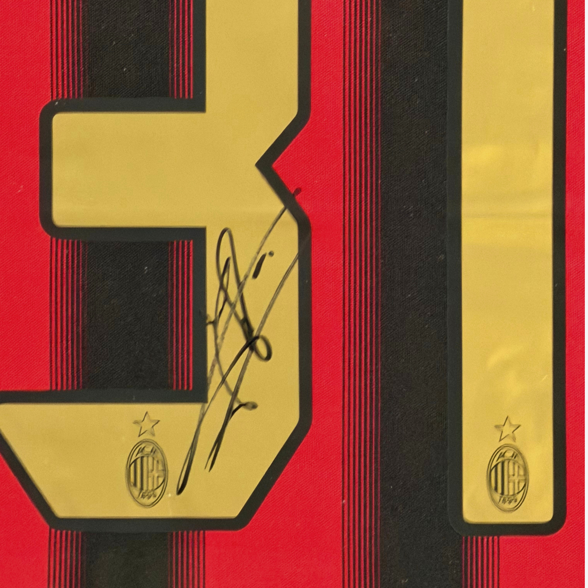 Jaap Stam Signed AC Milan Football Shirt 2004-05 Home
