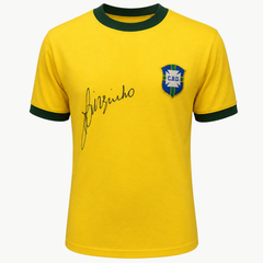 Jairzinho Signed Brazil 1970 Retro Shirt