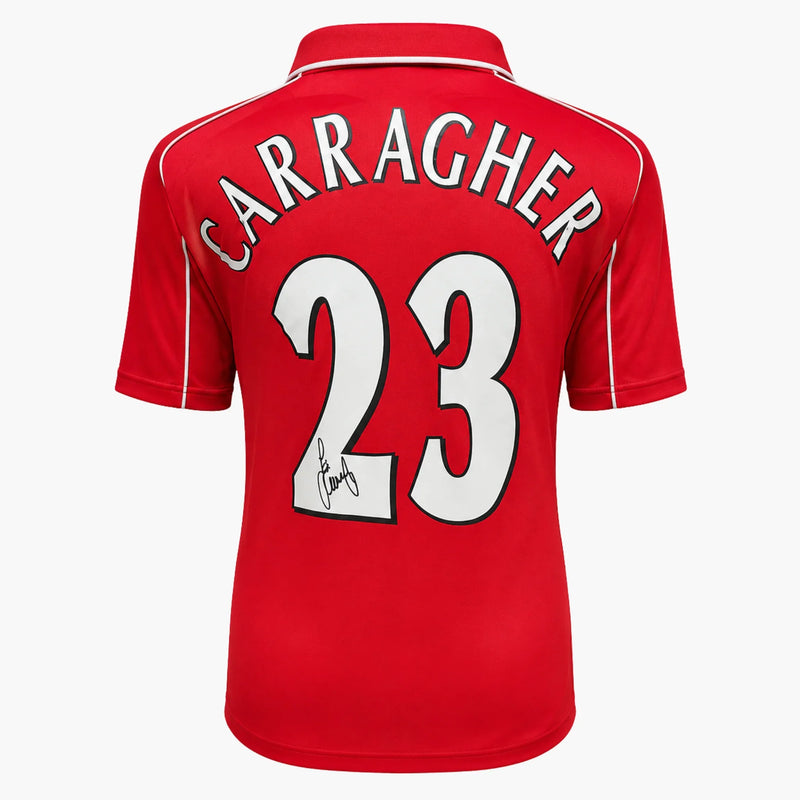 JamieCarragherSignedLiverpool2000RetroShirt | Iconic Shirts