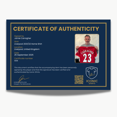 Jamie Carragher Signed Liverpool 2021/22 Home Shirt