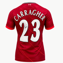 Jamie Carragher Signed Liverpool 2021/22 Home Shirt