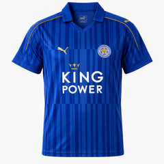 JamieVardySignedLeicesterCity2015_16HomeShirt-front | Iconic Shirts