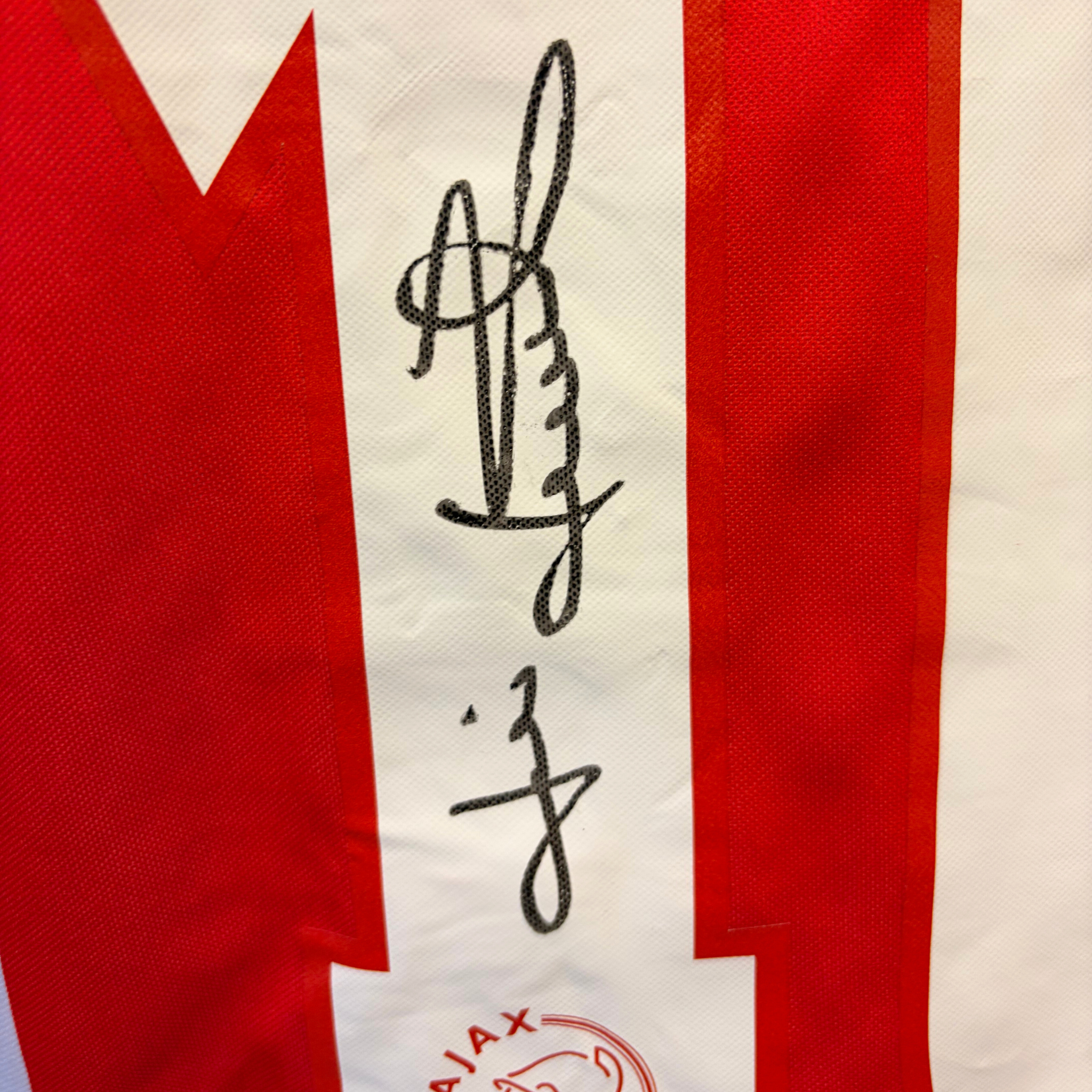 Jari Litmanen Signed Ajax Football Shirt - 1998-99 Home