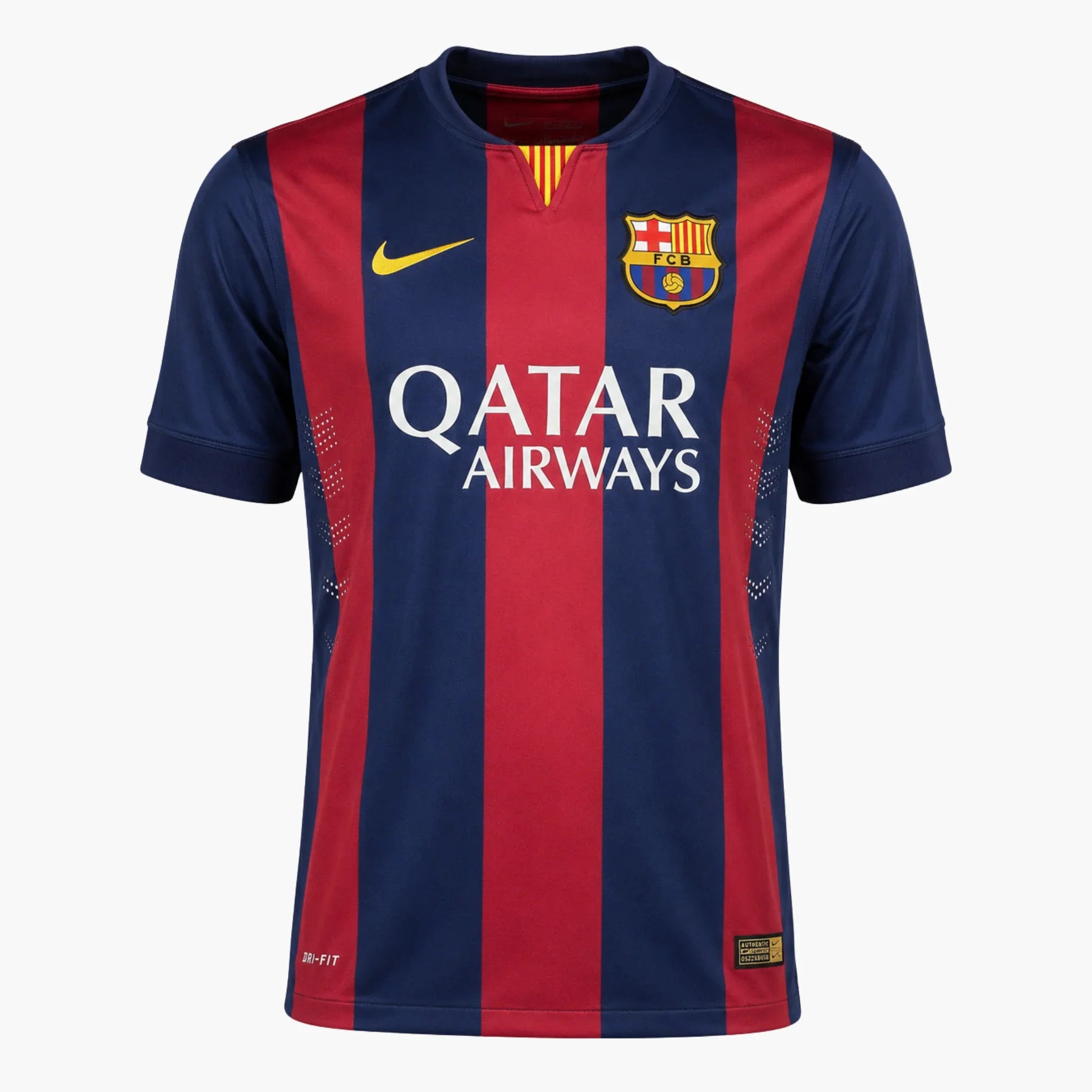 Javier Mascherano Signed Barcelona Home Shirt 2014–15