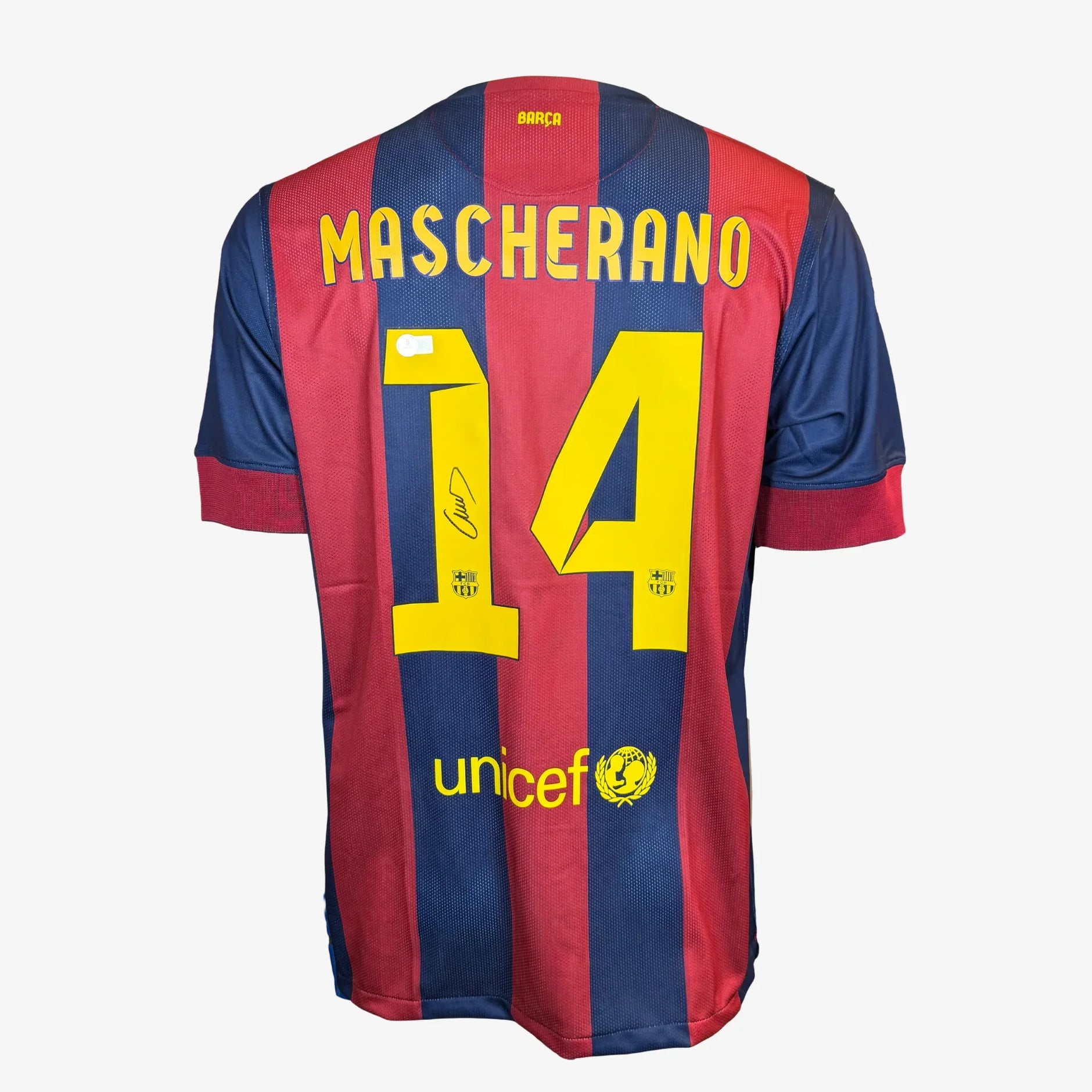 Signed Javier Mascherano Collection Shirts | Iconic Shirts