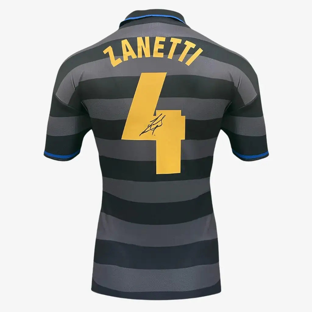 JavierZanettiSignedInterMilanFootballShirt_1998UEFACupFinal | Iconic Shirts