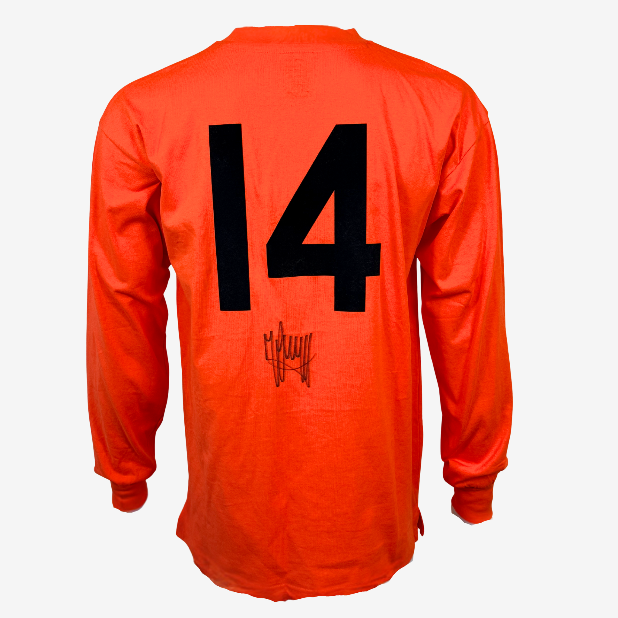 Johan Cruyff Signed Netherlands Football Shirt - 1969 Home Long Sleeve