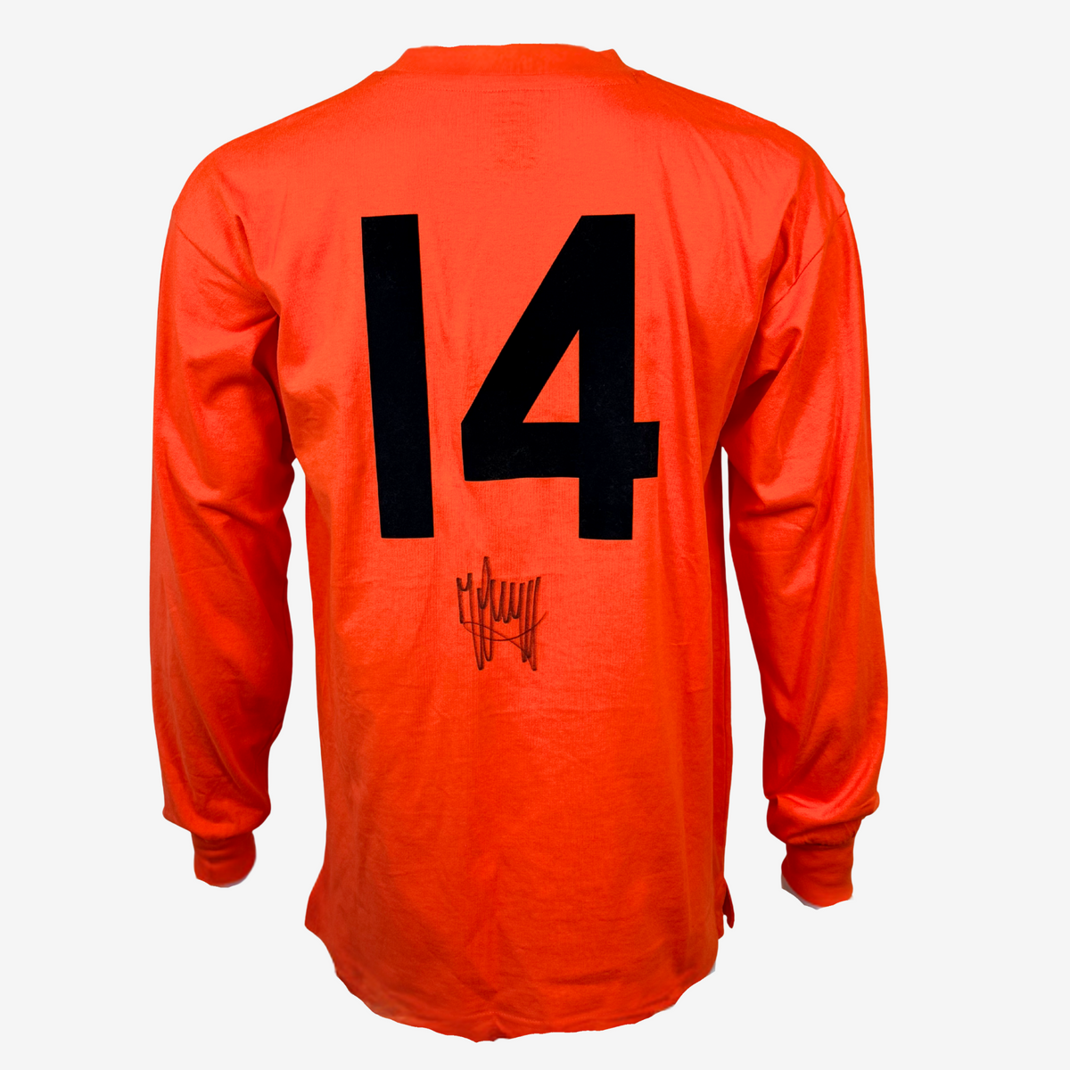 Johan Cruyff Signed Netherlands Football Shirt - 1969 Home Long Sleeve