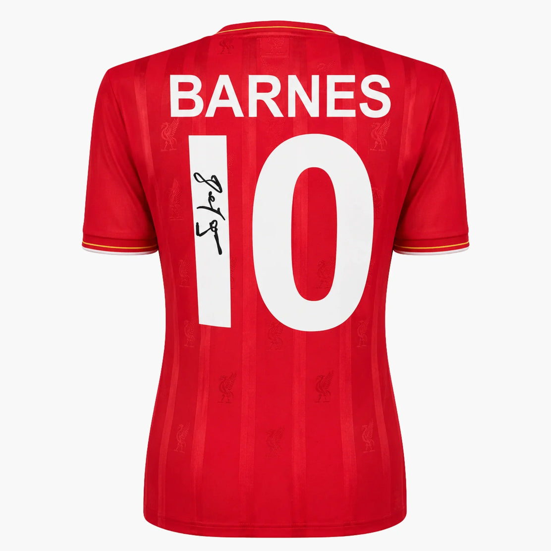 JohnBarnesSignedLiverpoolRetroShirt | Iconic Shirts