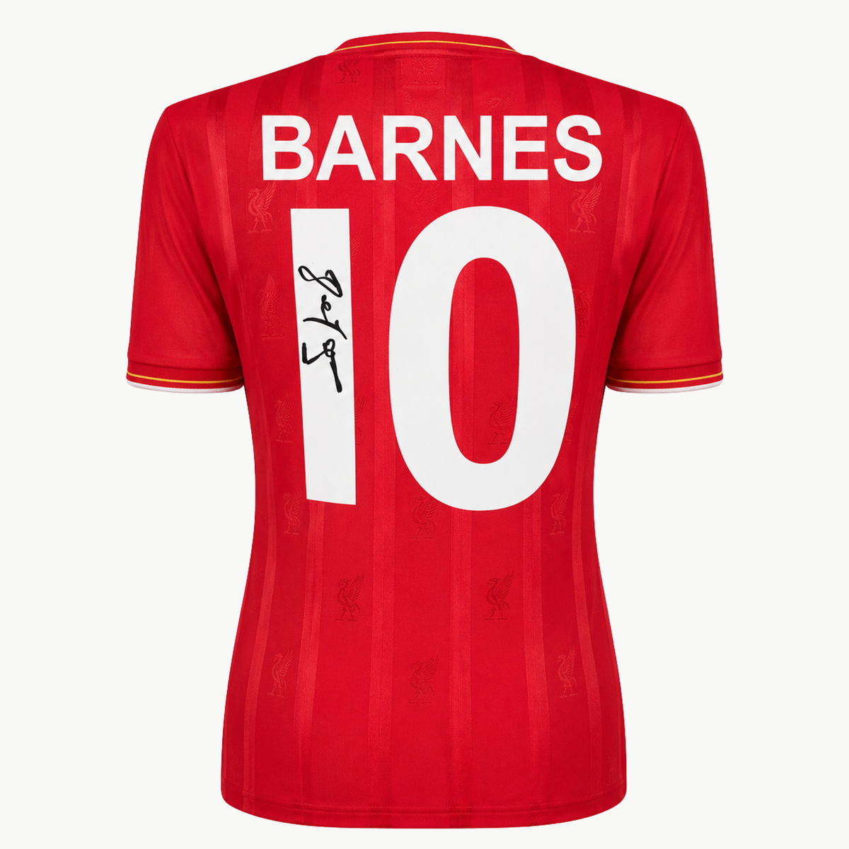 JohnBarnesSignedLiverpoolRetroShirt | Iconic Shirts