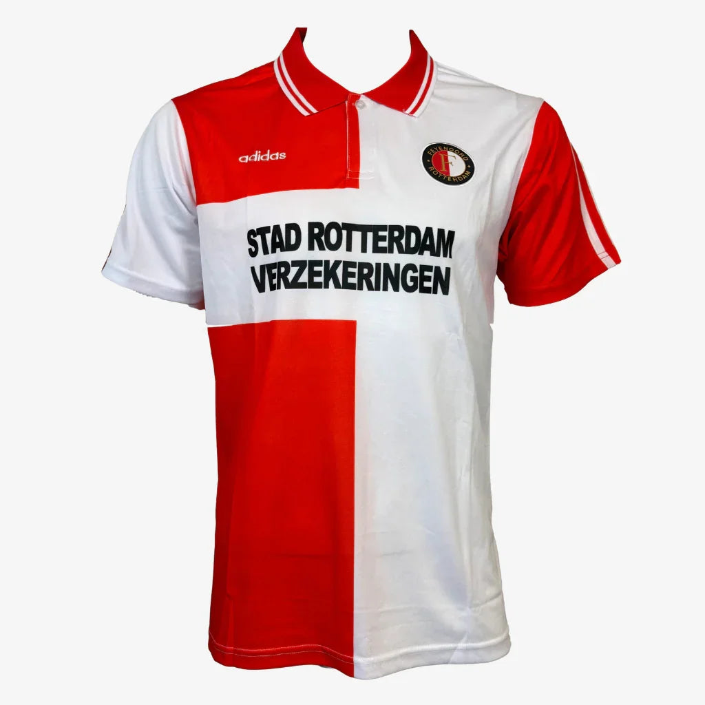JohndeWolfSignedFeyenoordFootballShirt-1994-95Home-front | Iconic Shirts