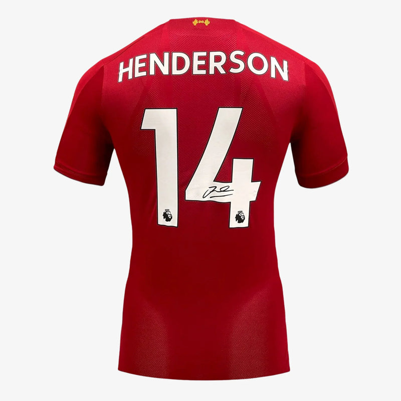 JordanHendersonSignedLiverpoolFootballShirt-2019-20Home | Iconic Shirts