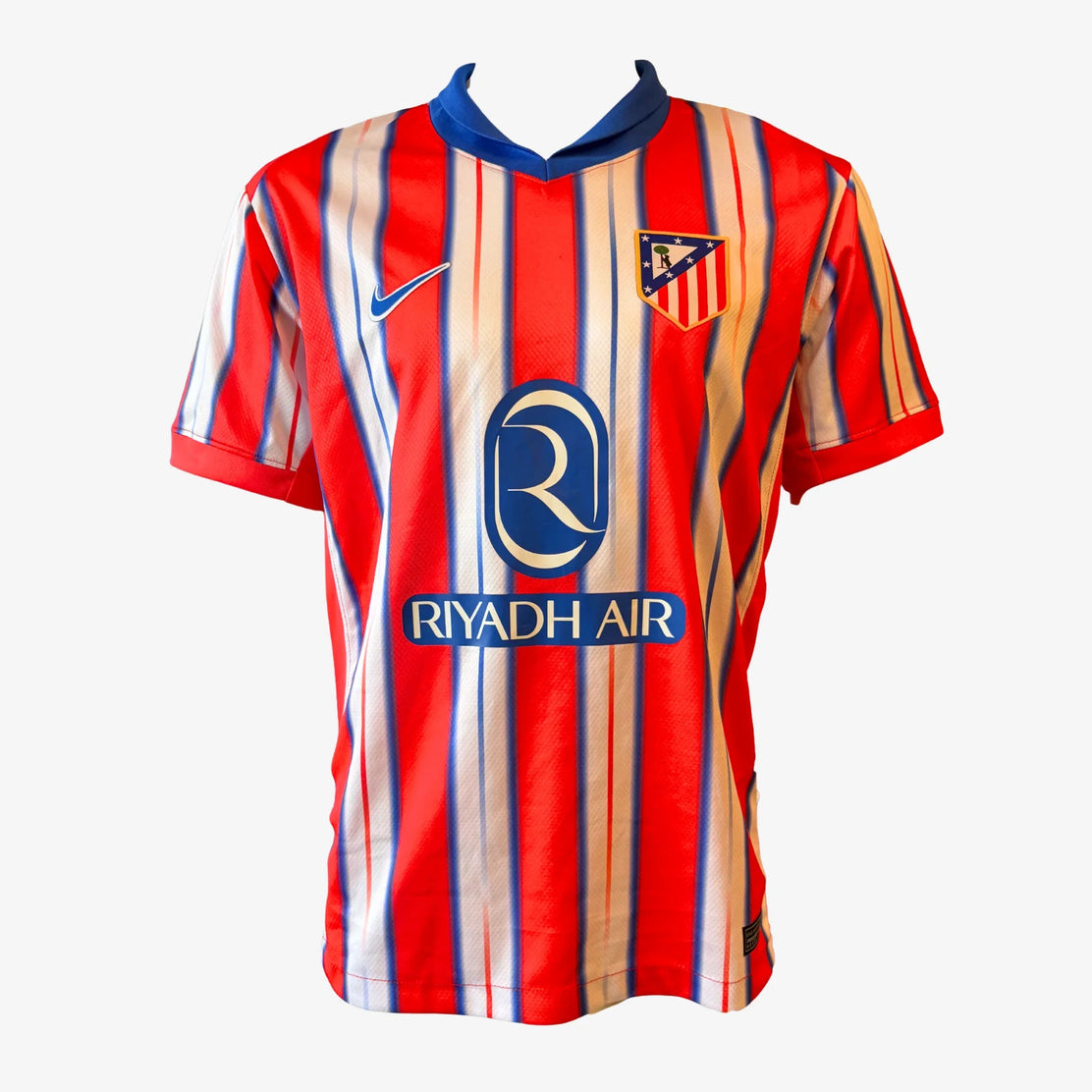 JulianAlvarezSignedAtleticodeMadridHomeFootballShirt_2024_25-front | Iconic Shirts