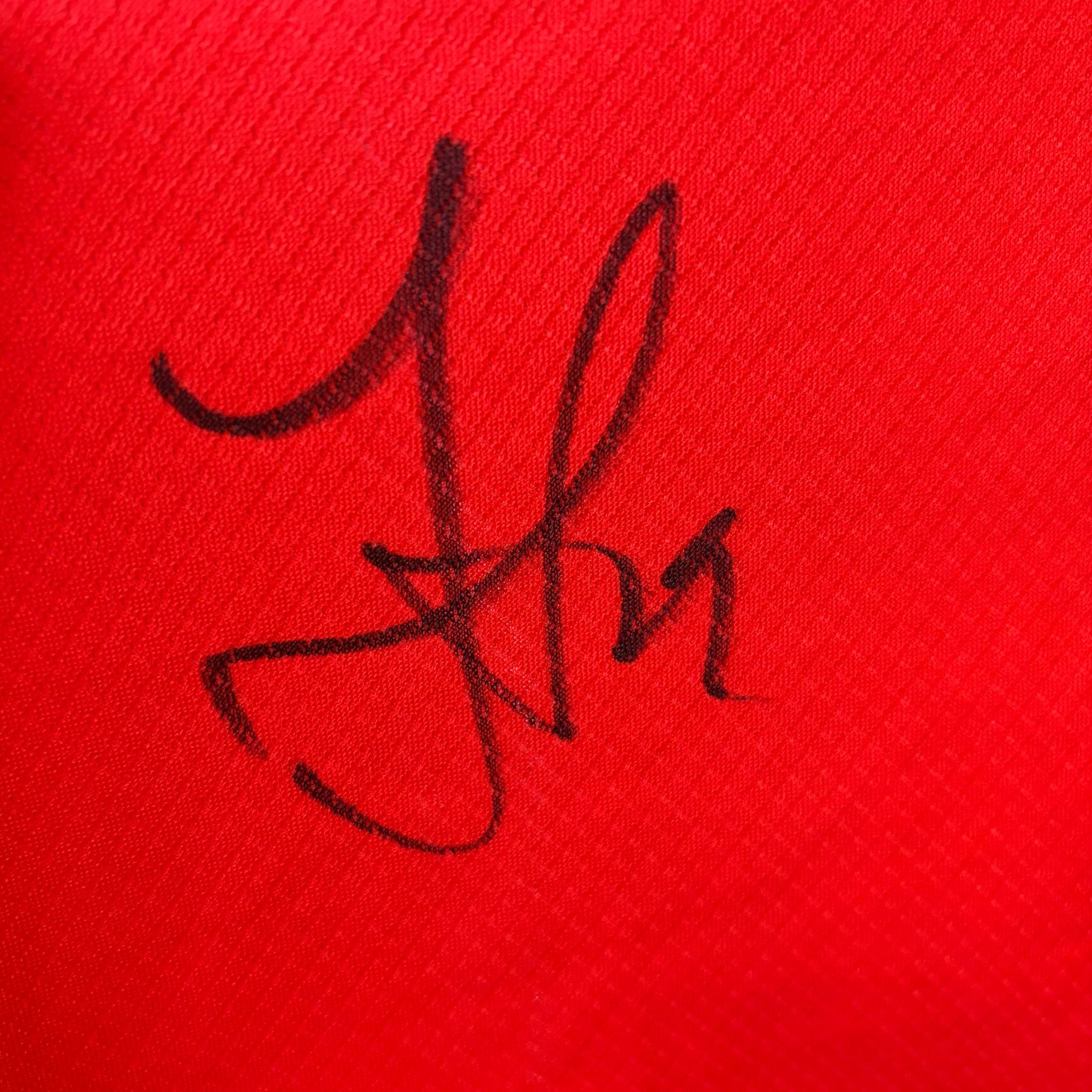 Julián Álvarez Signed Atlético de Madrid Home Football Shirt – 2024–25