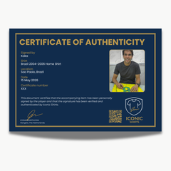 Kaká Signed Brazil Football Shirt - Home 2004-2006