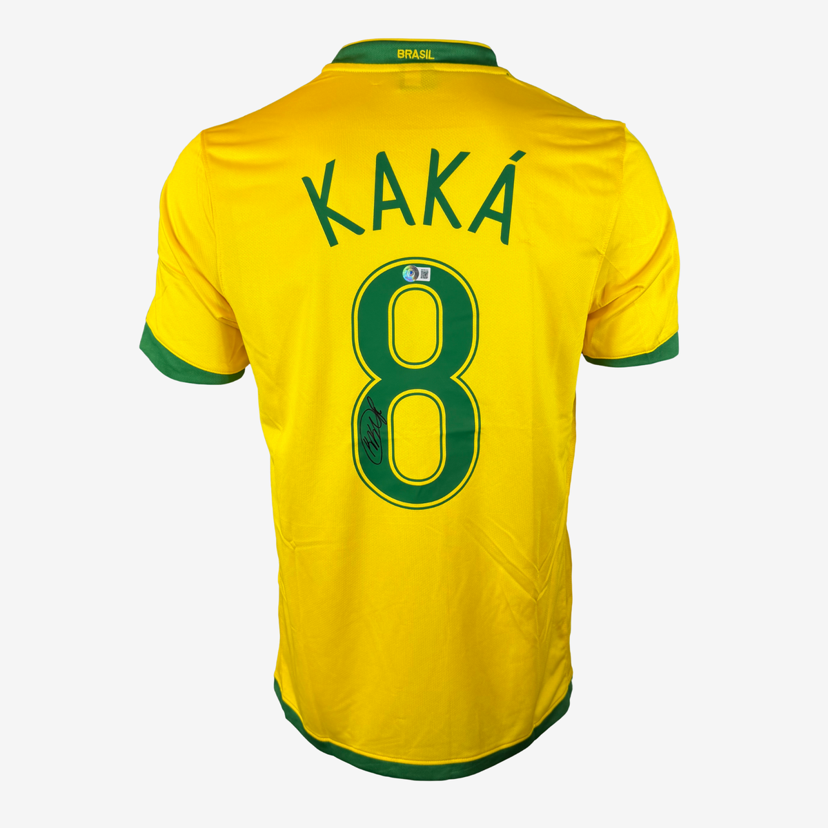 Kaká Signed Brazil Home Shirt 2006