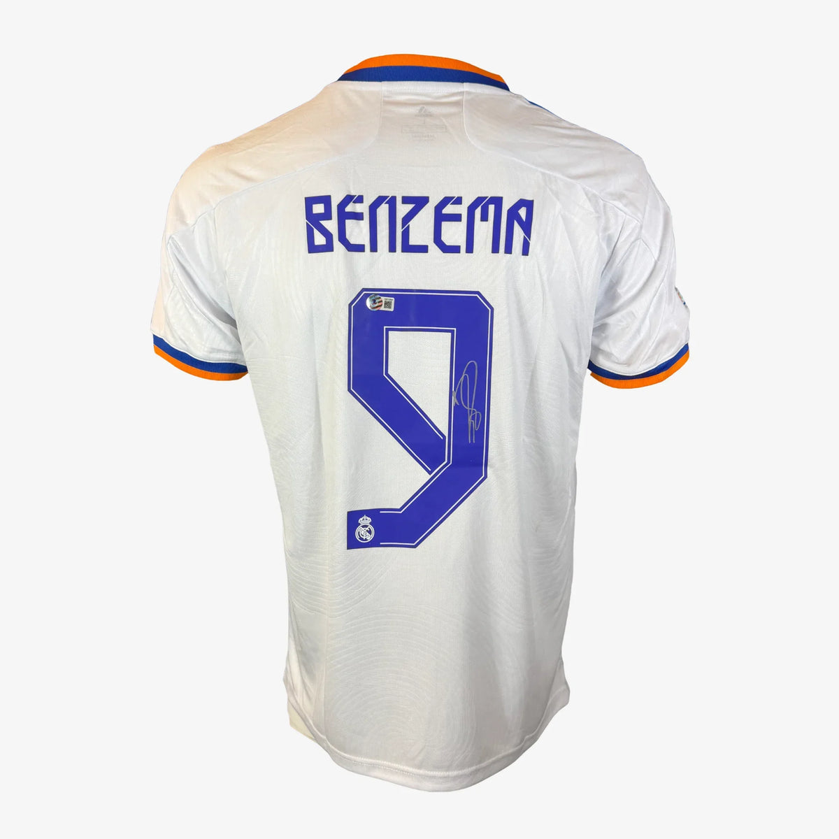 KarimBenzemaSignedRealMadridHomeShirt-2021-22 | Iconic Shirts