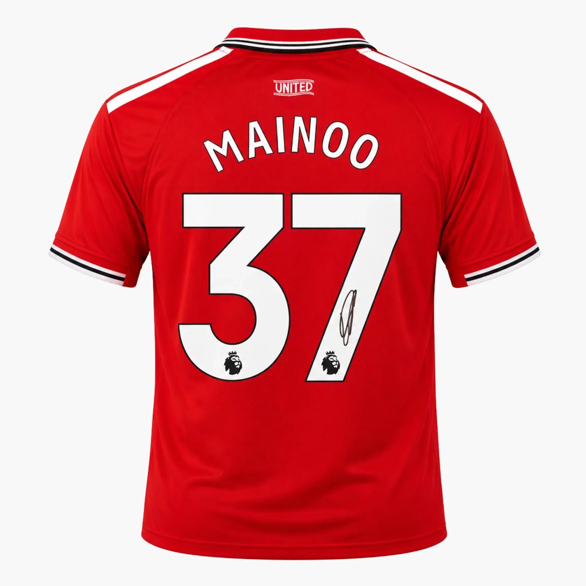 KobbieMainooSignedManchesterUnited2026HomeShirt | Iconic Shirts