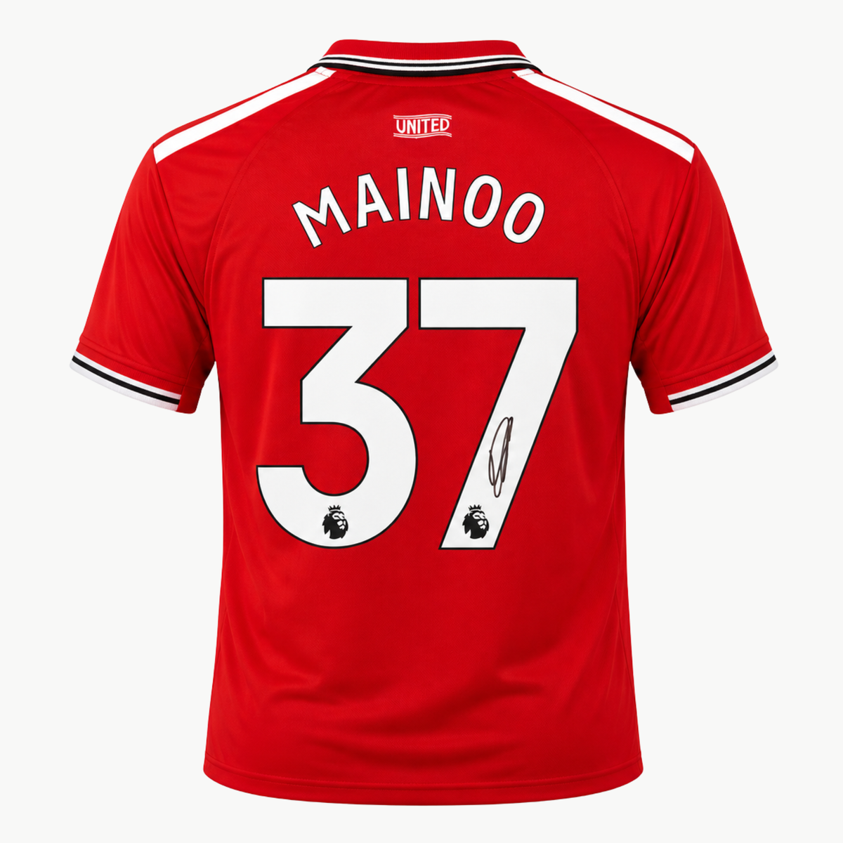 Kobbie Mainoo Signed Manchester United 2026 Home Shirt