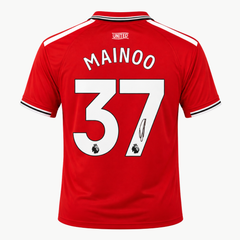 Kobbie Mainoo Signed Manchester United 2026 Home Shirt