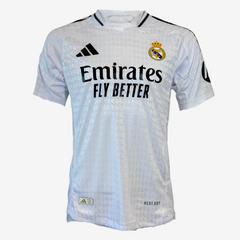 Camiseta oficial de fútbol del Real Madrid firmada por Kylian Mbappé - Temporada 2024-25 local
