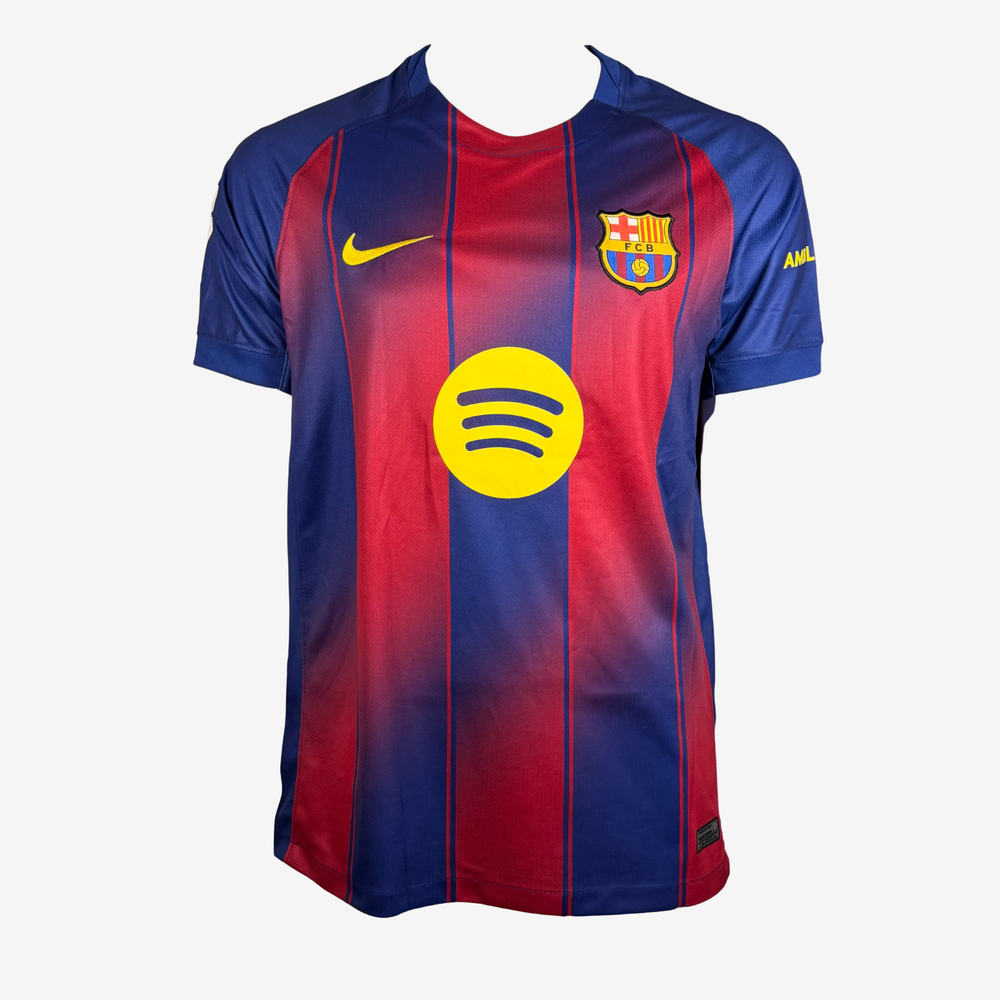 Lamine Yamal Signed FC Barcelona 2025–26 Home Shirt - Iconic Shirts