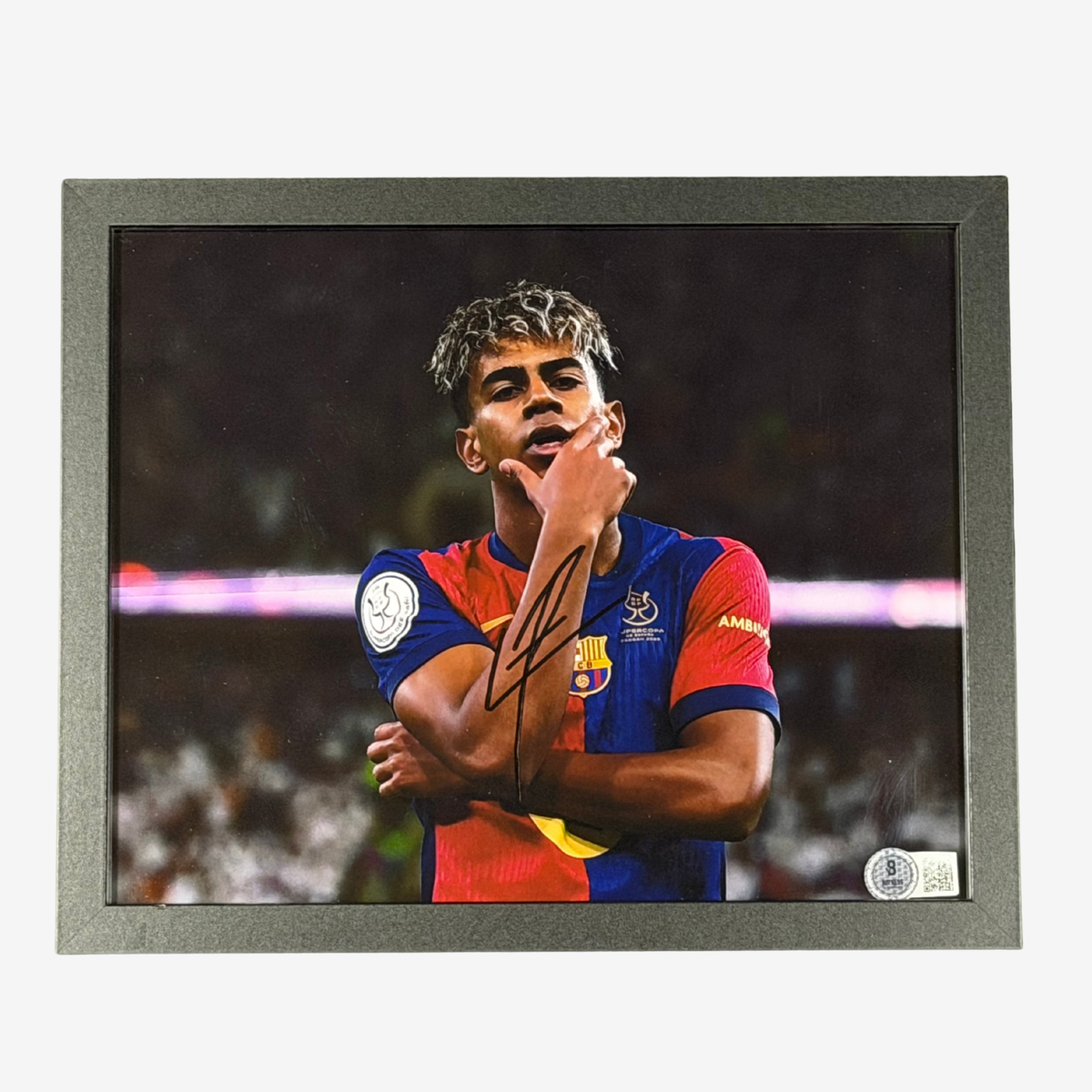Lamine Yamal Signed FC Barcelona Photo