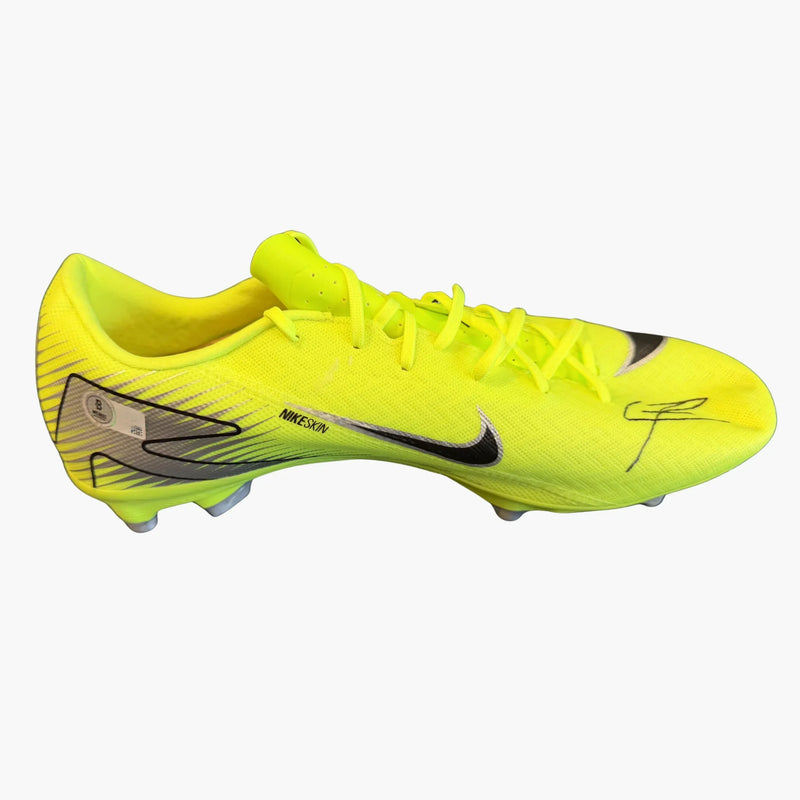 LamineYamalSignedNikeMercurialYellowFootballBoot | Iconic Shirts