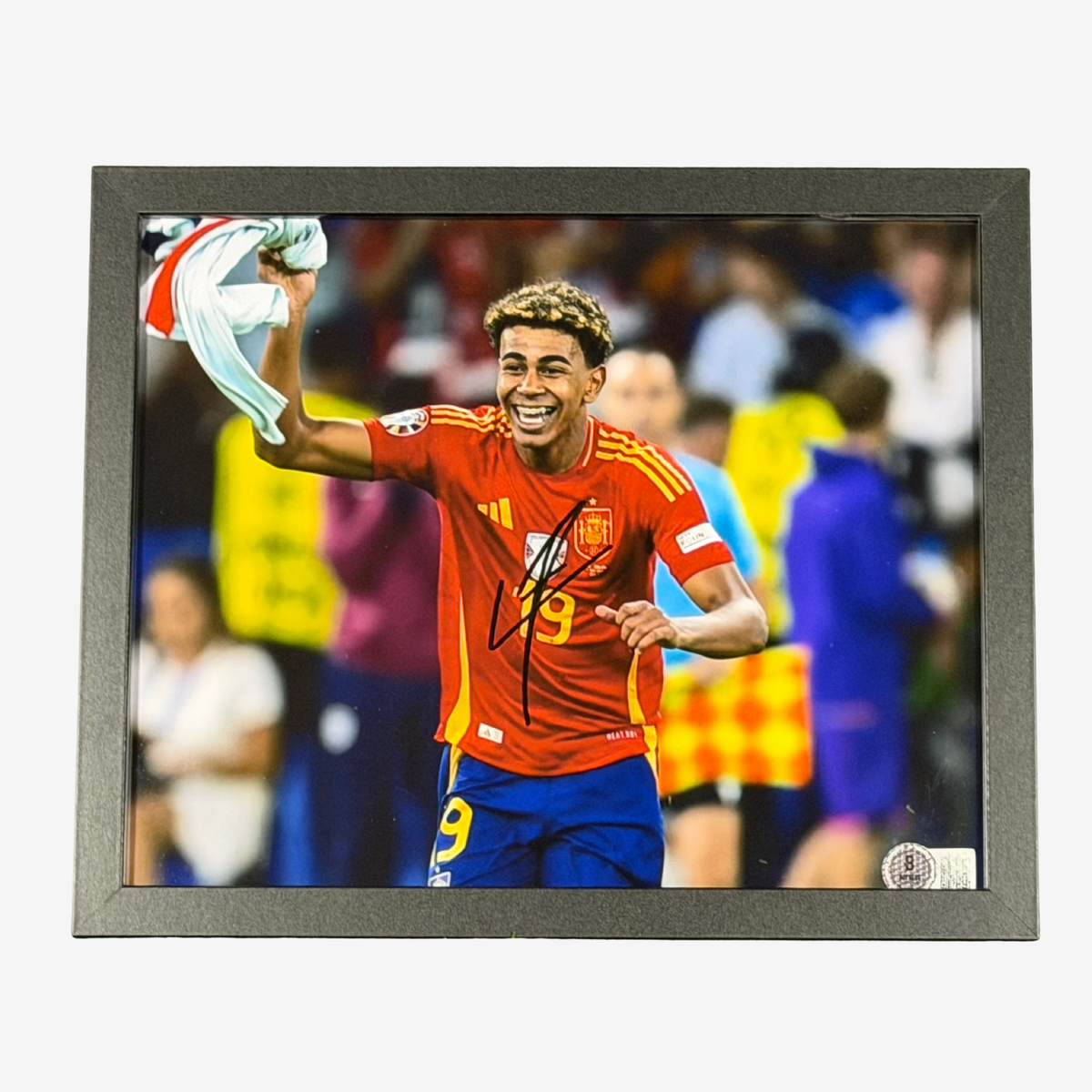Lamine Yamal Signed Spain Photo