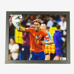 Lamine Yamal Signed Spain Photo