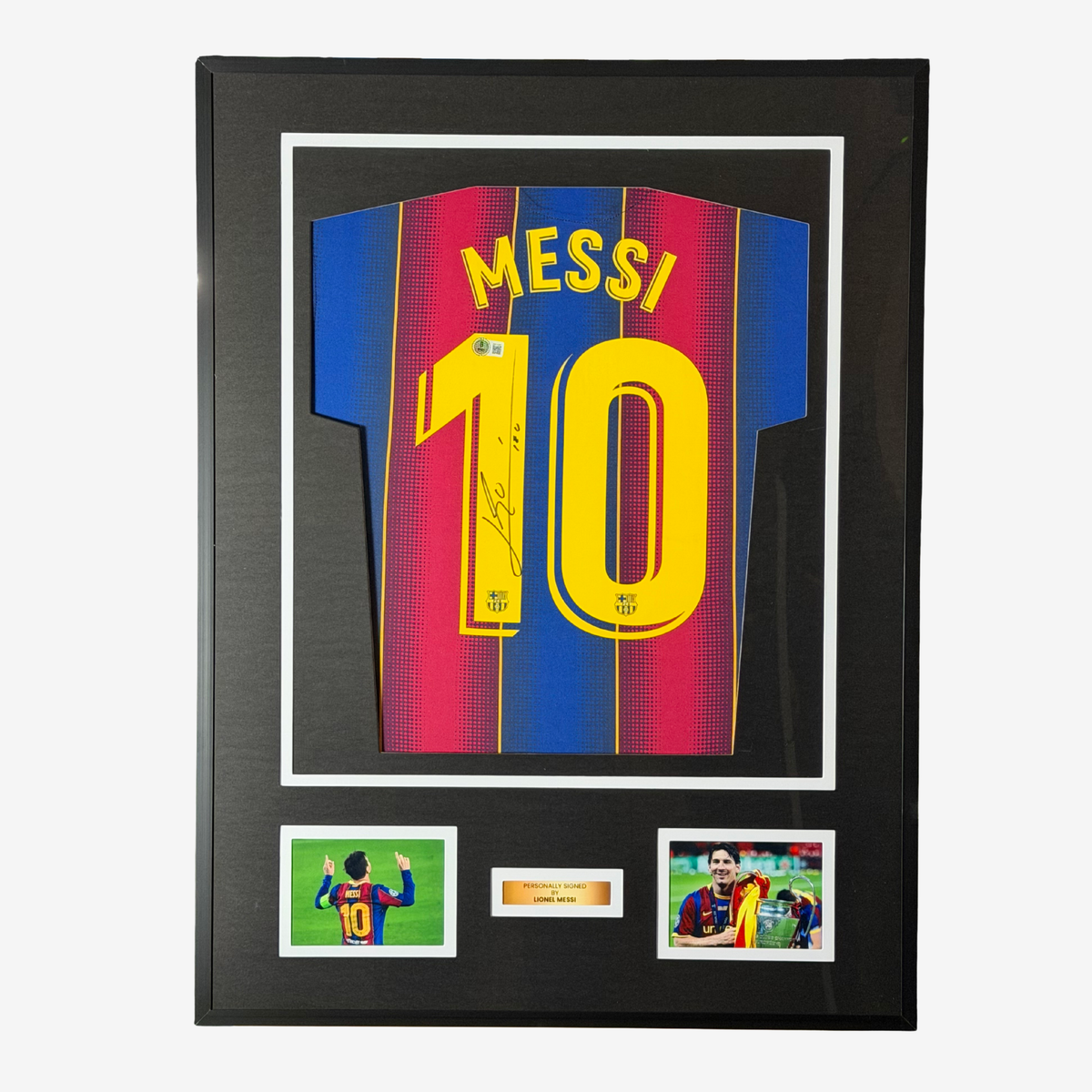 Lionel Messi Signed FC Barcelona Home Shirt 2020-21 – Framed
