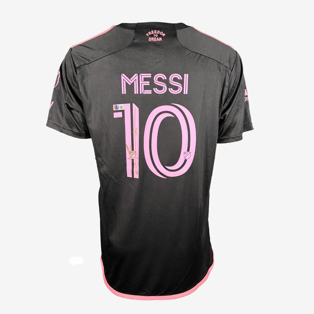 Lionel Messi Signed Inter Miami - 2023-2024 Away Shirt - Iconic Shirts