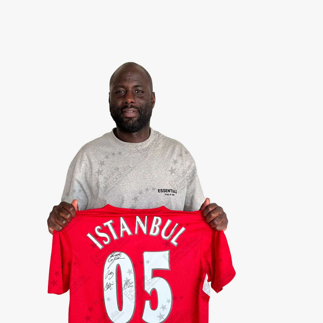 LiverpoolSquadSigned2005IstanbulHomeShirt-Traore | Iconic Shirts