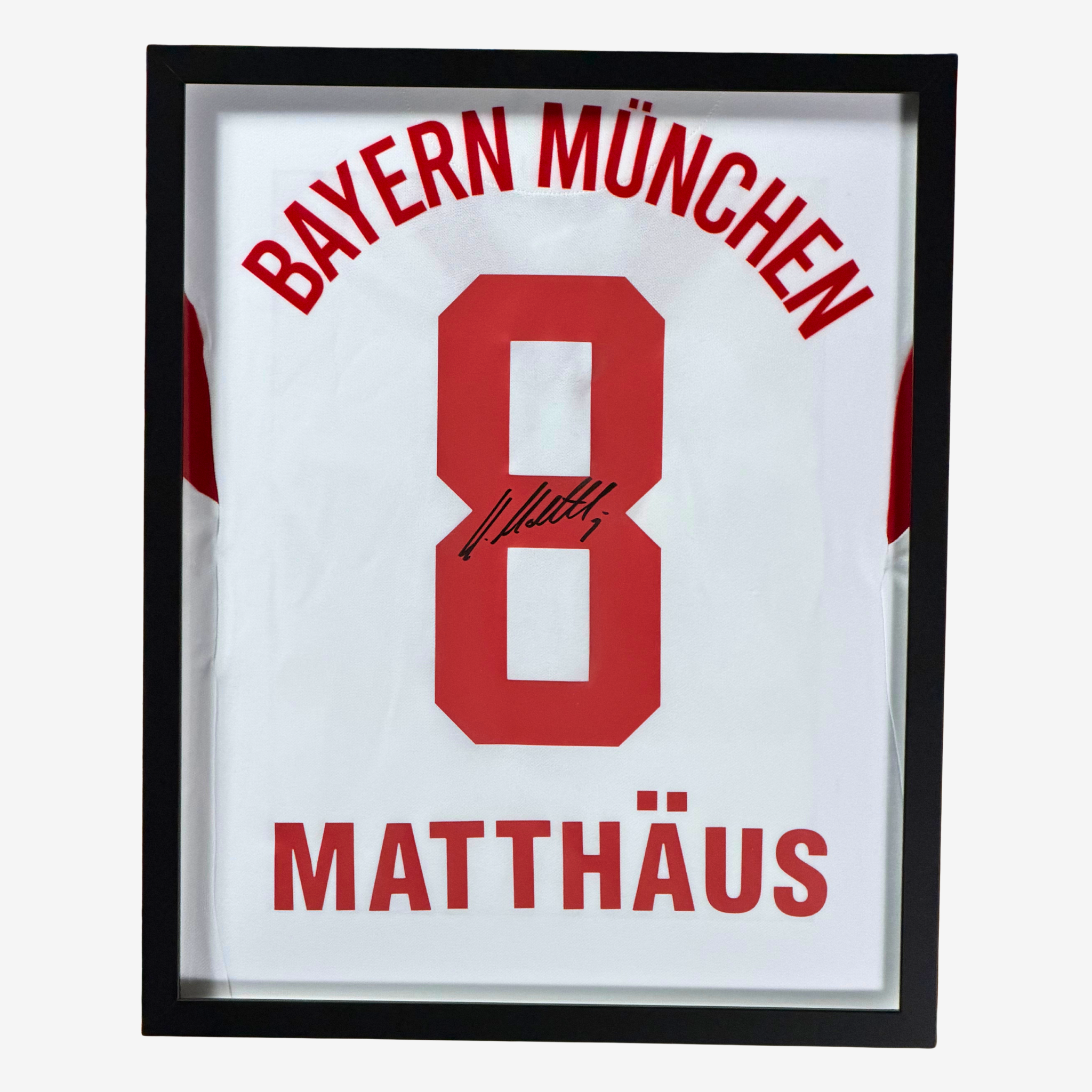 Camiseta de Futebol do Bayern de Munique Autografada por Lothar Matthäus – Temporada 1987-88 (Fora de Casa)