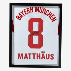Camiseta de Futebol do Bayern de Munique Autografada por Lothar Matthäus – Temporada 1987-88 (Fora de Casa)
