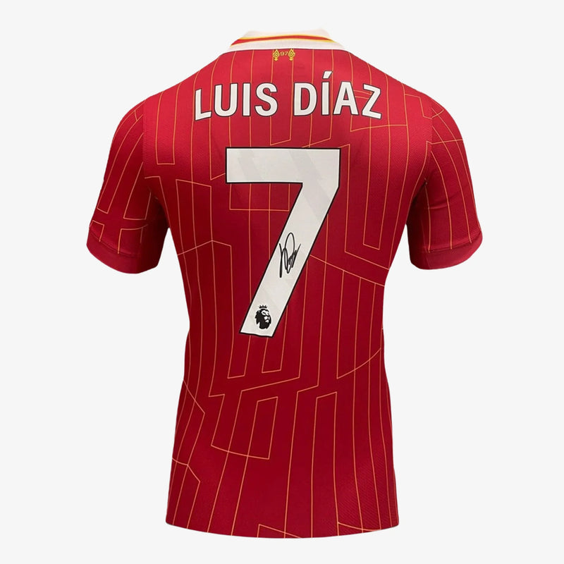 LuisDiazSignedLiverpoolHomeShirt-2024-2025 | Iconic Shirts
