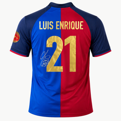 Luis Enrique Signed Barcelona 1999 Centenary Football Shirt