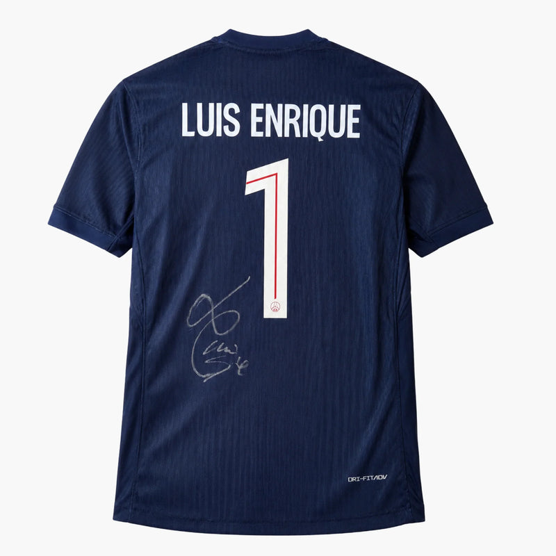 LuisEnriqueSignedPSGHomeShirt2025_26 | Iconic Shirts