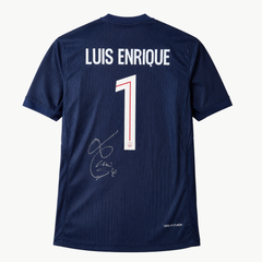 Luis Enrique Signed PSG Home Shirt 2025–26 - Iconic Shirts # #