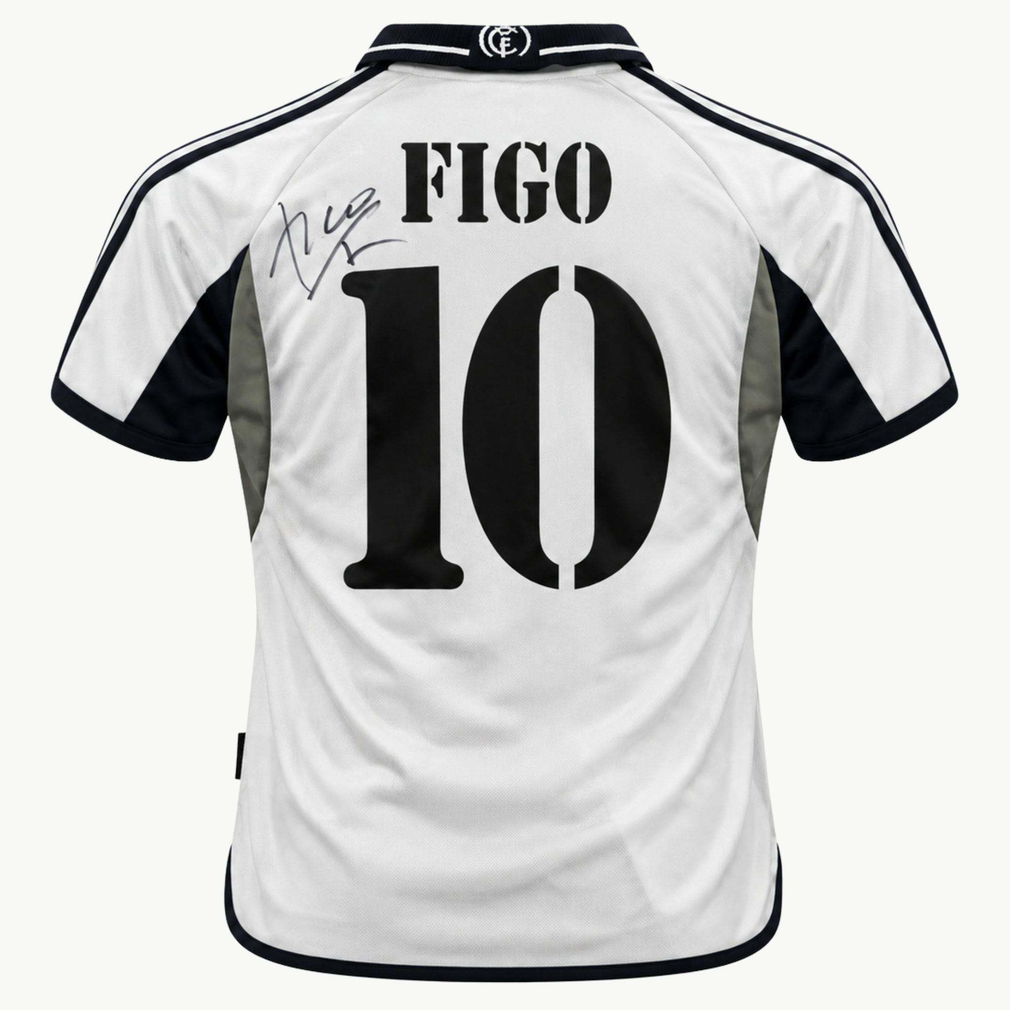 Luis Figo Signed Real Madrid Home Shirt – 2000