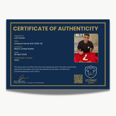 Luis Suárez Signed Liverpool Home Shirt