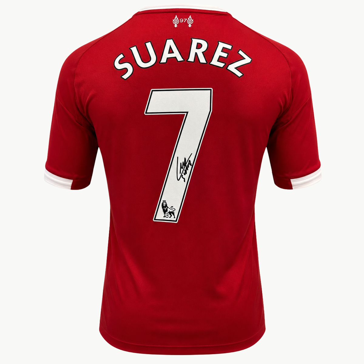 Luis Suárez Signed Liverpool Home Shirt