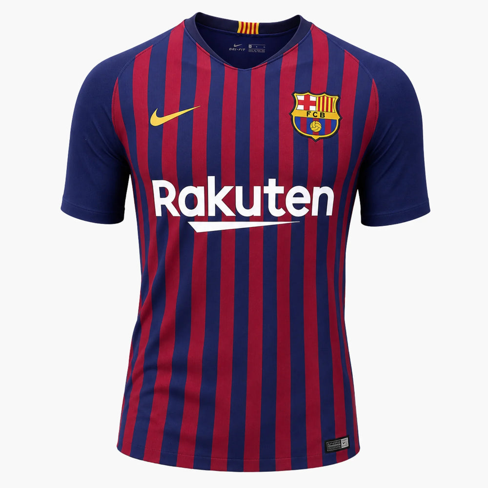 LuisSuarezSignedOriginalBarcelonaHomeShirt2018_19-front | Iconic Shirts