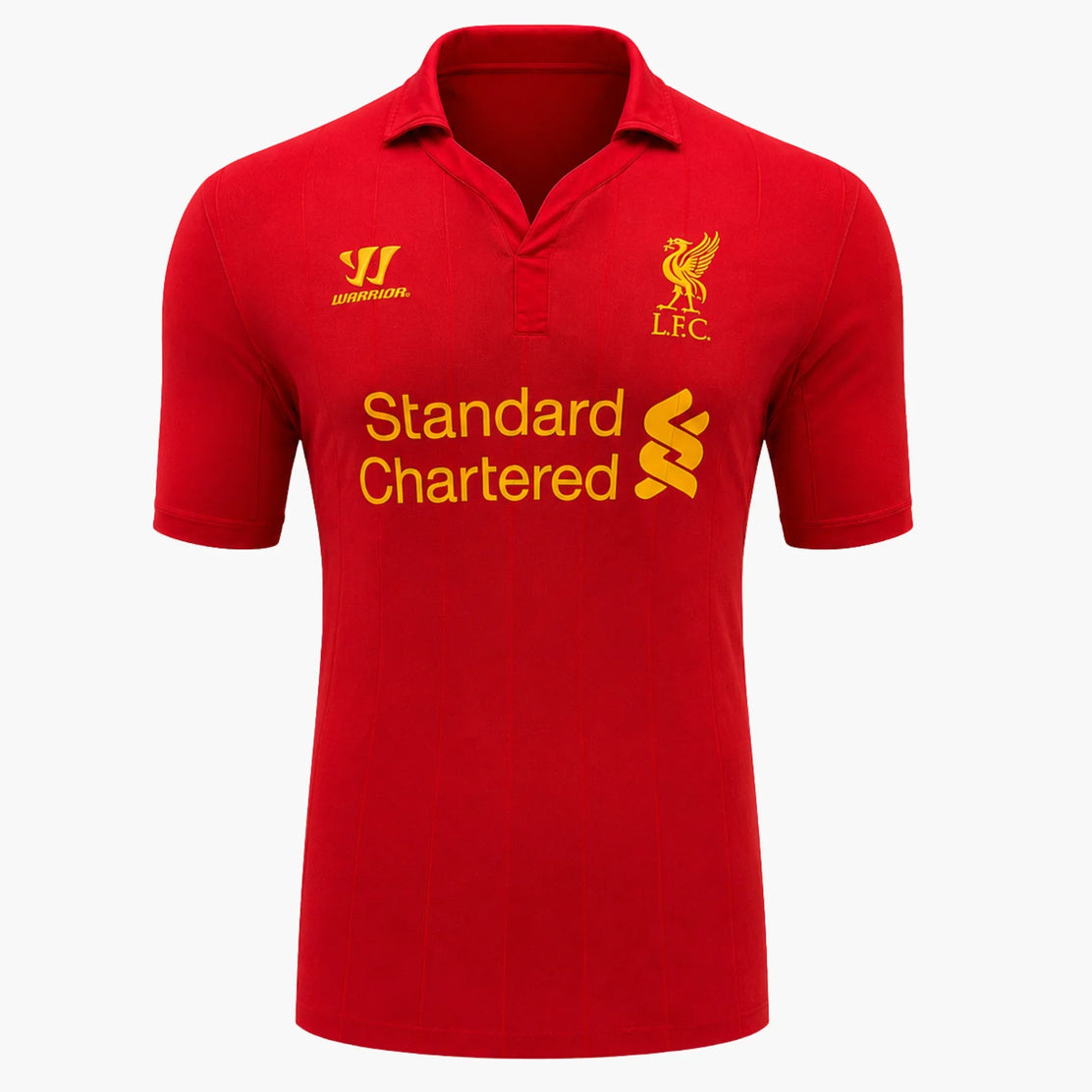 Maillot domicile original signé de Liverpool 2012_13 de Luis Suarez - face | Iconic Shirts