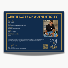 Luis Suárez Signed Uruguay Home Shirt 2025–26