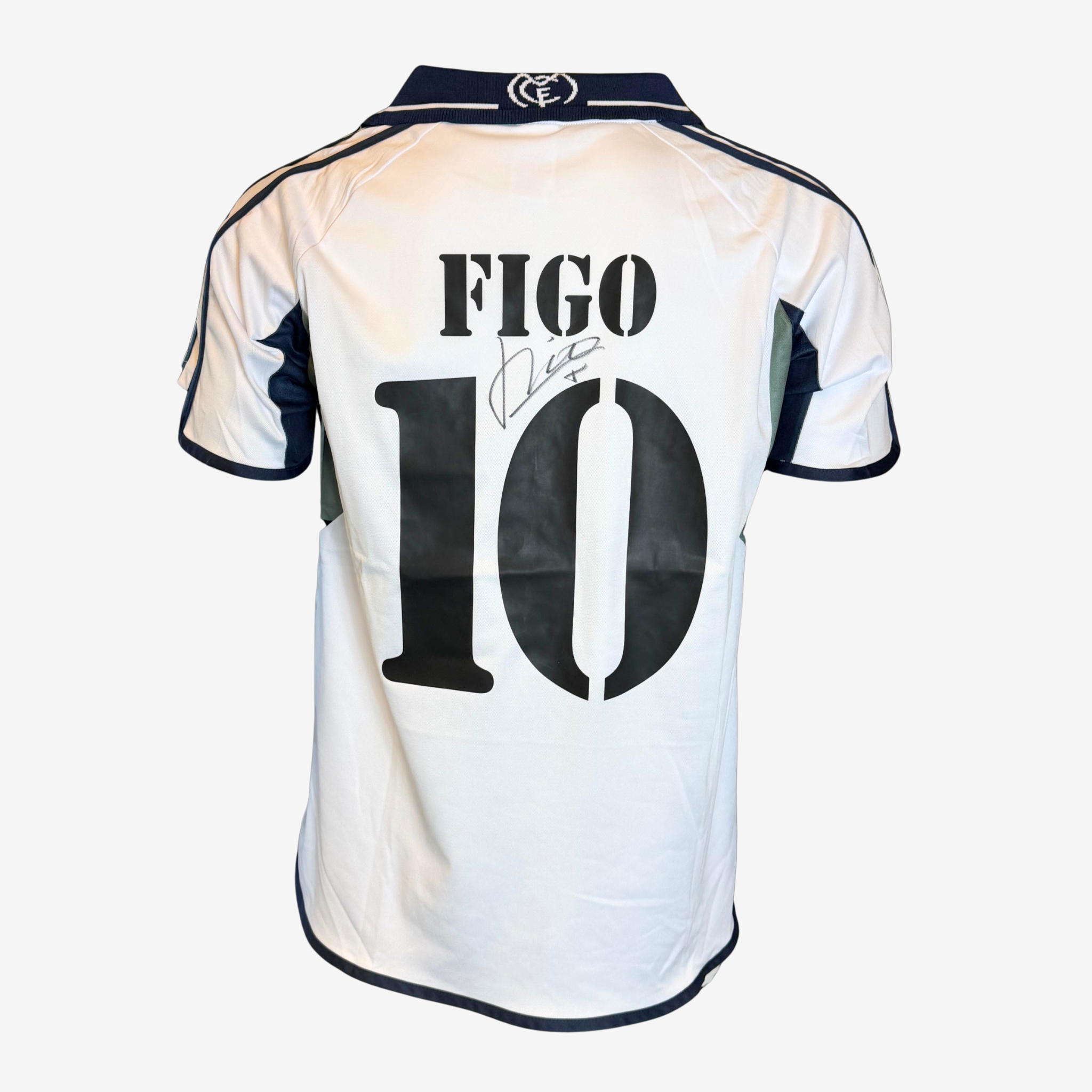 Luis Figo Signed Real Madrid Home Shirt – 2000