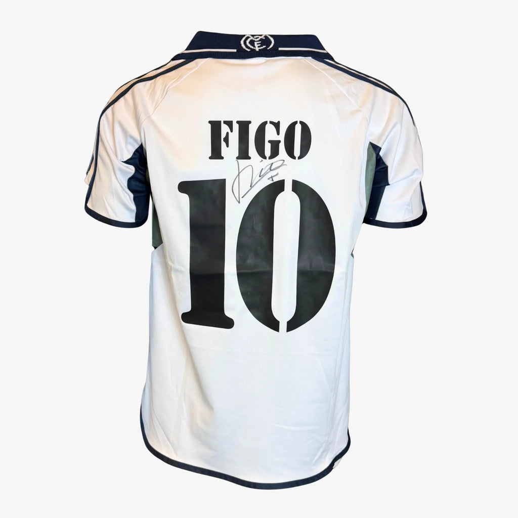 Luis Figo Signed Real Madrid Home Shirt – 2000